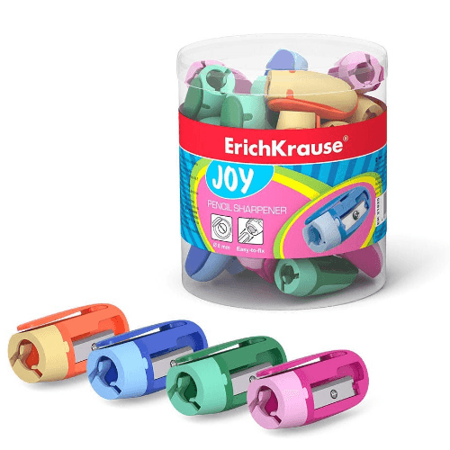 Sharpener Plastic Erichkrause Joy , Assorted Color