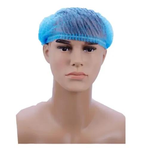 Nurse (Bouffant) Cap Blue**10Pkt X 100Pc