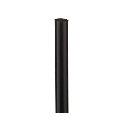 Straw 8Mm Black Wrpd Plain(Qtr) 250X40Pk