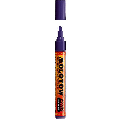 Acrylic Marker One4All 227HS 4mm #043 Violet Dark Molotow