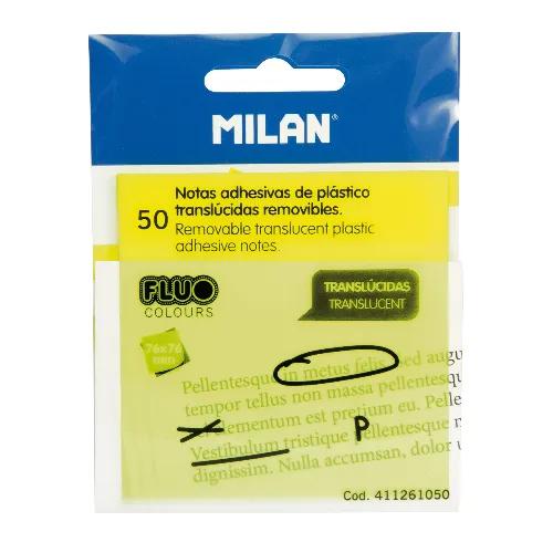 Sticky Note 50SH  76X76Mm Yellow Transparent