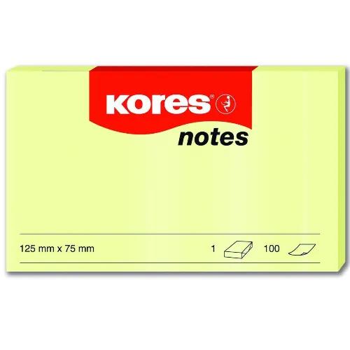 Yellow Notes 125x75mm, block of 100 sheets