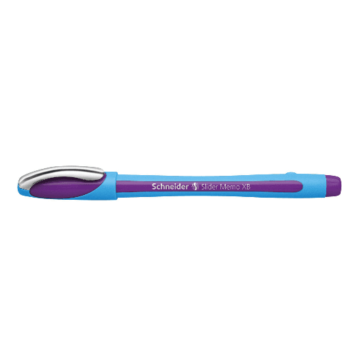 Ballpoint Pen Slider Memo XB Violet Schneider