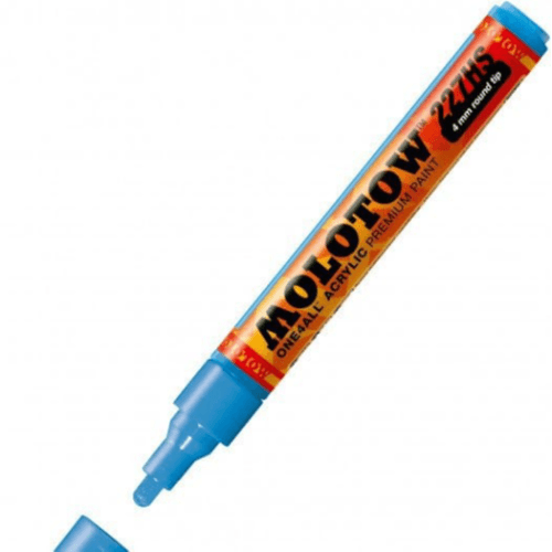 Acrylic Marker One4All 227HS 4mm #161 Shock Blue Middle Molotow