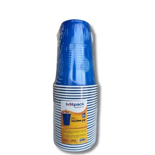 Plastic Blue Cup 16Oz - 25Pcs