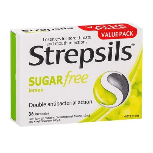 Strepsils Lemon Sugar Free 36'S