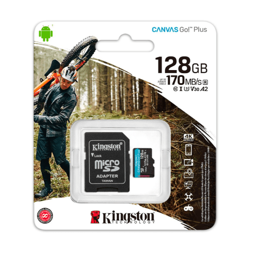 Kingston 128Gb Msd Canvas Go+ 170R Cl10 4K