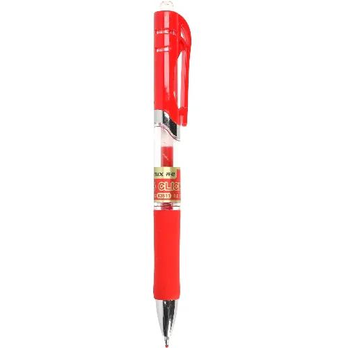 Pen Gel Ink With Grip Retractable 0.5 mm    Red