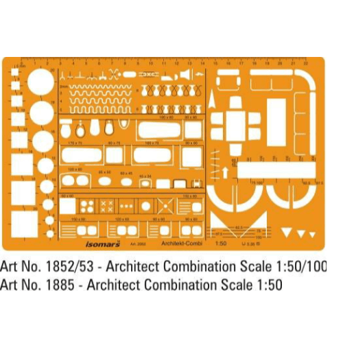 Architect Combination Template 1:50