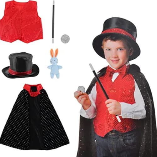 Magician Kids Costume Set Free Size