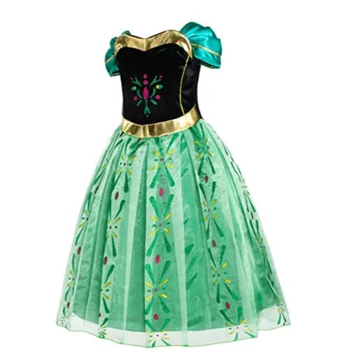 Kids Costumes Disney Frozen Ana Green-120Cm Role Play