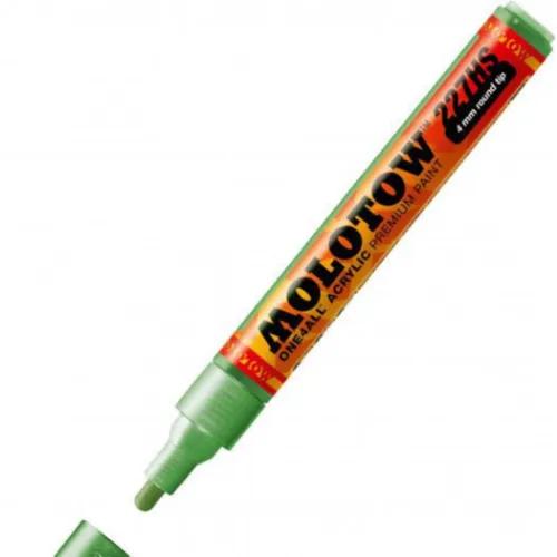 Acrylic Marker One4All 227HS 4mm #226 Metallic Light Green Molotow