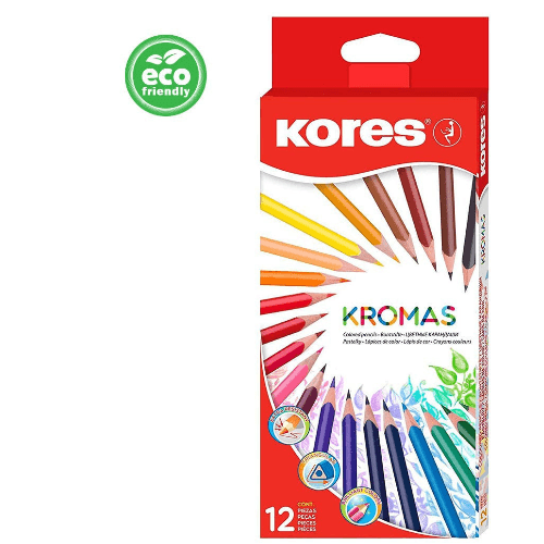 Color Pencil Set Kromas Triangular, 3Mm / 12