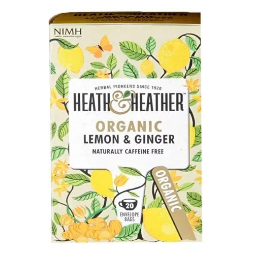 Organic Lemon & Ginger 20 Tea Bags