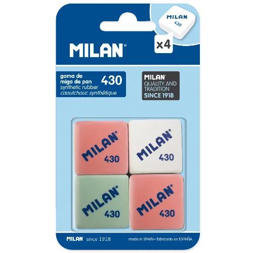 Eraser Synthetic Rubber 430 - Blister 4pcs