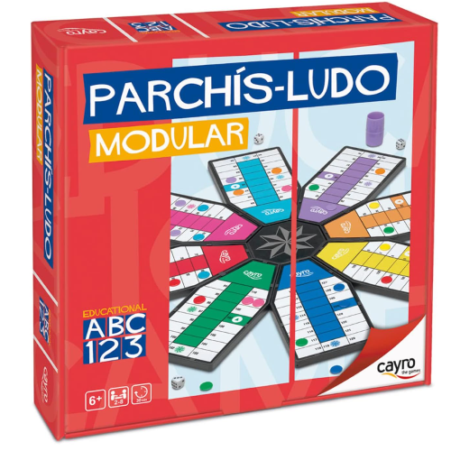 Cayro Parcheesi modular model Ludo Family-Friendly Table game (GSCY49)