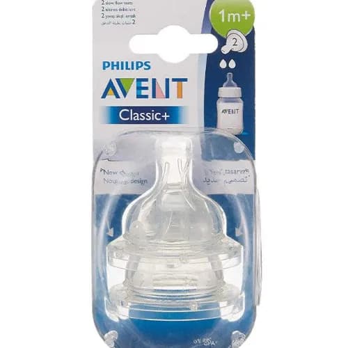 Philips Avent Classic/Classic Plus Teats 2 Hole X2