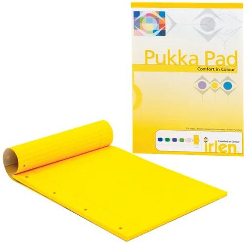 Pad Writing A4, 50SH, 80gsm, W cover & Margin, A4 Gold Paper, 4 hole punched