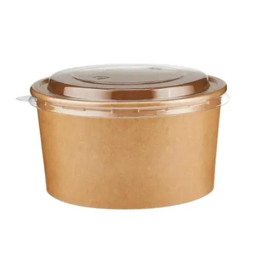 Hotpack 32Oz Kraft Paper Salad Bowl 5 Pieces