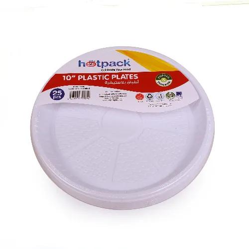 Plastic Plate 10" 20Pkt*25 Pieces-Packing