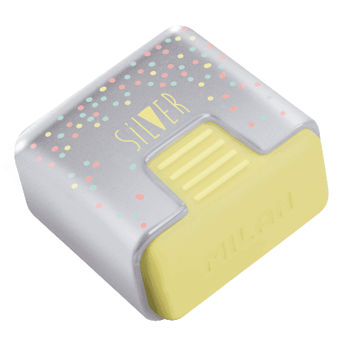 Eraser With Protectiove Cae School 430 Silver