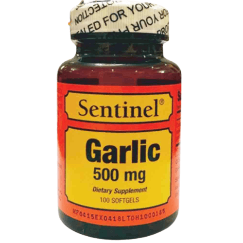 Sentinel Garlic 500 Mg 100'S