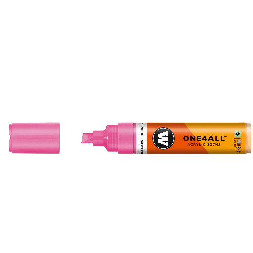 Acrylic Marker One4All 327Hs 4-8mm #200 Neon Pink Molotow