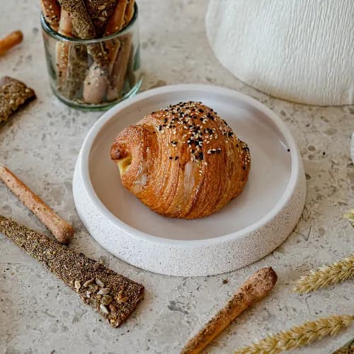 Croissant With Feta Cheese & Honey