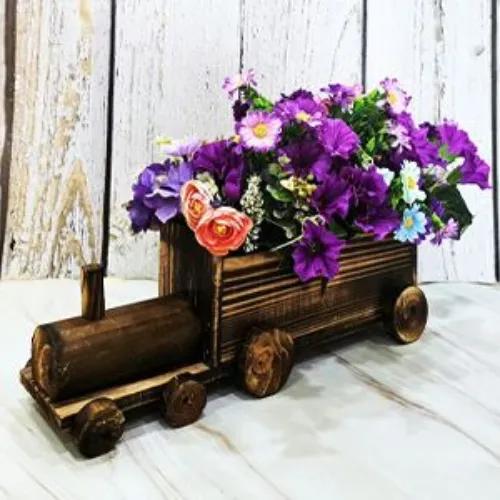 wooden train