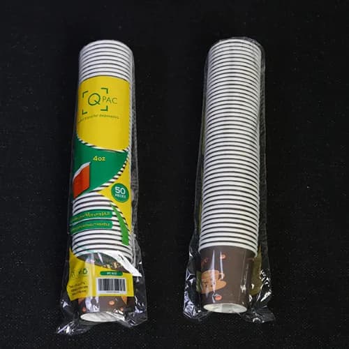 Q PAC Paper Cup 4 Oz (1x50)