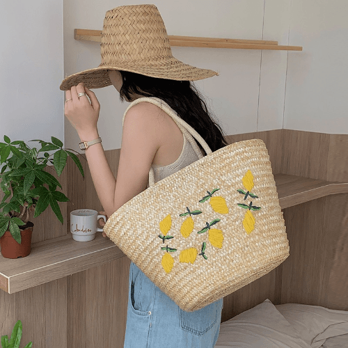 Woven Bag Lemon