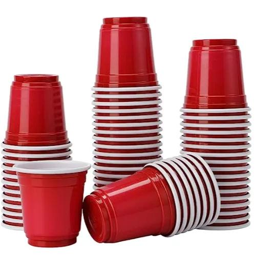 Plastic Red Cup 2Oz - 50X40Pkt