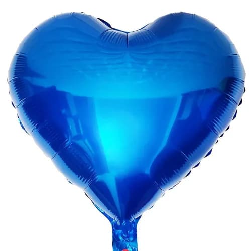 Blue Heart Balloon 18 Inch