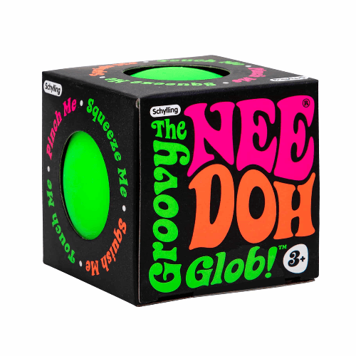 Schylling The Groovy Glob Nee Doh Sensory Squishy Ball (Sold Separately Subject To Availability)