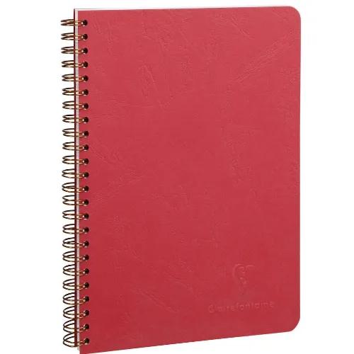 Age Bag, Wirebound Notebook 14,8X21Cm 50 Sheets Lined Red