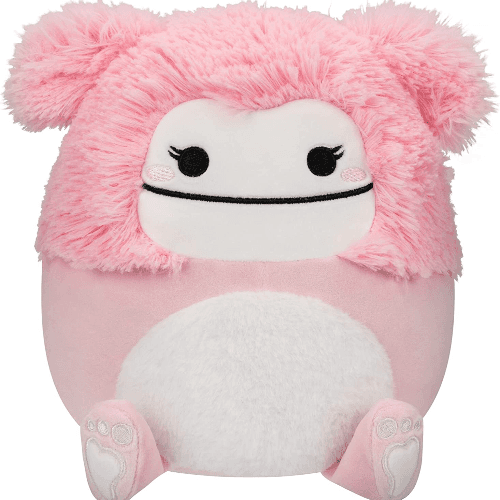 Squishmallows 8Inch Brina Pink Bigfoot With Fuzzy Belly Little Ultrasoft Plush