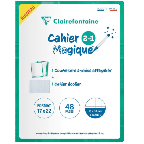 Cahier Magique Stapled Notebook 17x22cm 24 Sheets