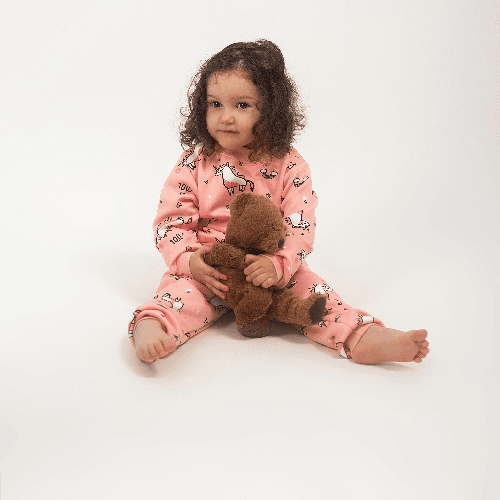 Be Cosy Winter Unicorn Kids Pink Pj