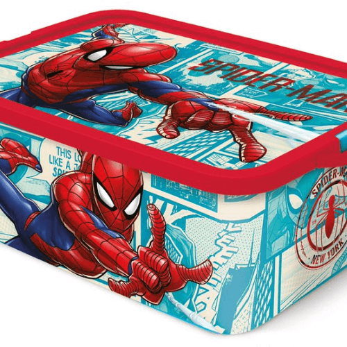 Stor Storage Click Box 13 L Spiderman Comic Book