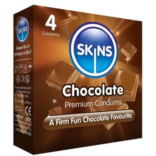 Skins Chocolate Flavoured Condoms 4S