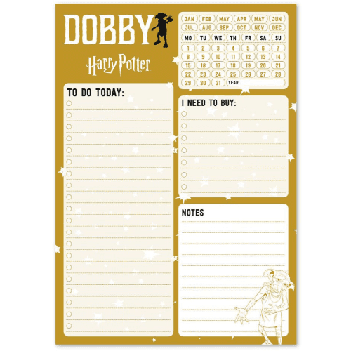 Notepad Harry Potter Dobby