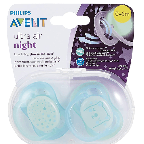 Philips Avent Sthr Sil Soft 0-6M Boy Deco X2