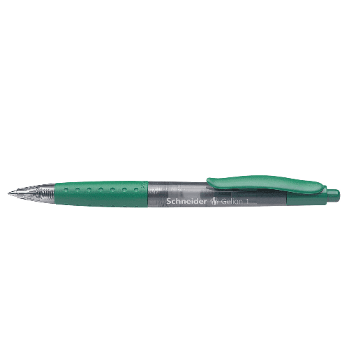 Gel ink pen Gelion 1 green 04 Schneider