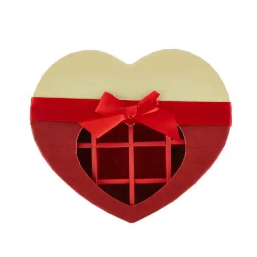 Gft Box Heart 22*19*4Cm-21Div-Red-Chb16