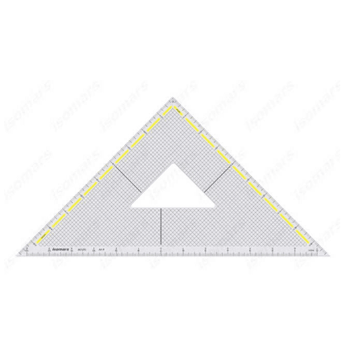 Set Square Graphic - 45° - 20cm / 8"