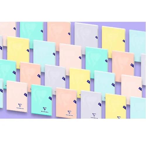 Mimesys Pastel, Polypro Stapled Small Notebook 14,8X21Cm 48Sh. Lined Assorted Colours