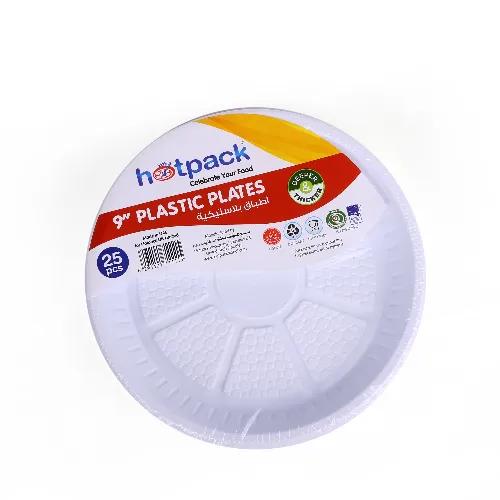 Plastic Plate 9" 20Pkt*25 Pieces-Packing