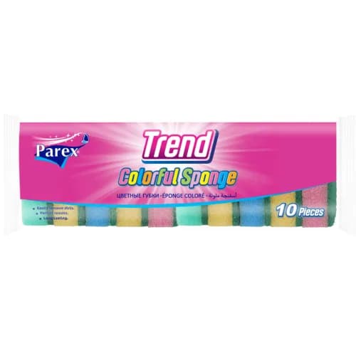 Parex Trend Colored Sponge 10Pcs