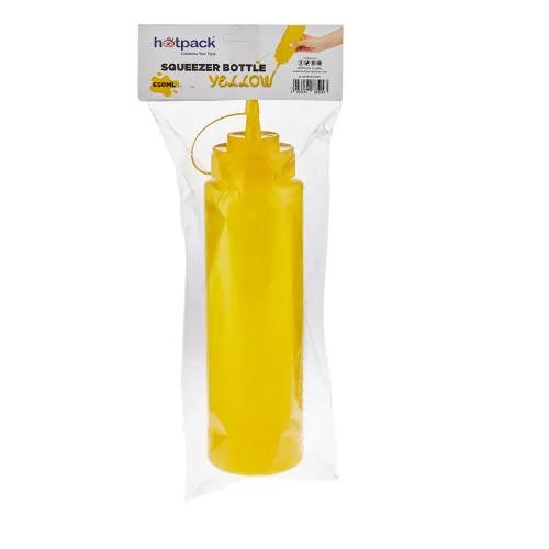 Squeezer Bottle Yellow Colr 350Ml-1*100P