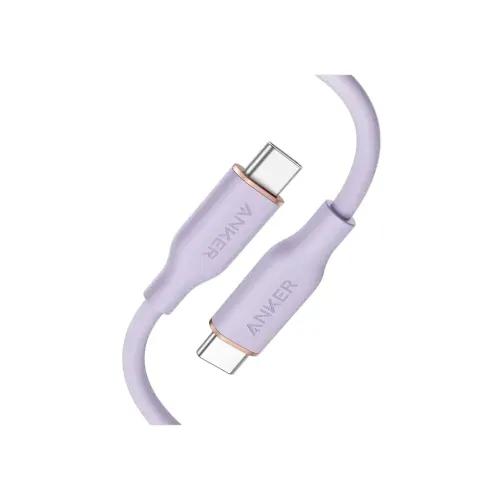 Anker A8552Hq1 Powerline Iii Flow Usb-C To Usb-C Cable Purple